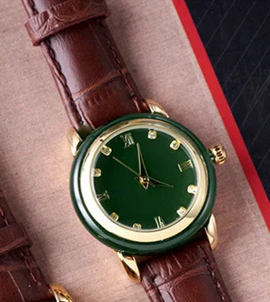 Брендовые новые роскошные женские наручные часы, новые часы Hetian Jade, популярные классические модные простые карнавальные деловые мужские часы - Цвет: Female