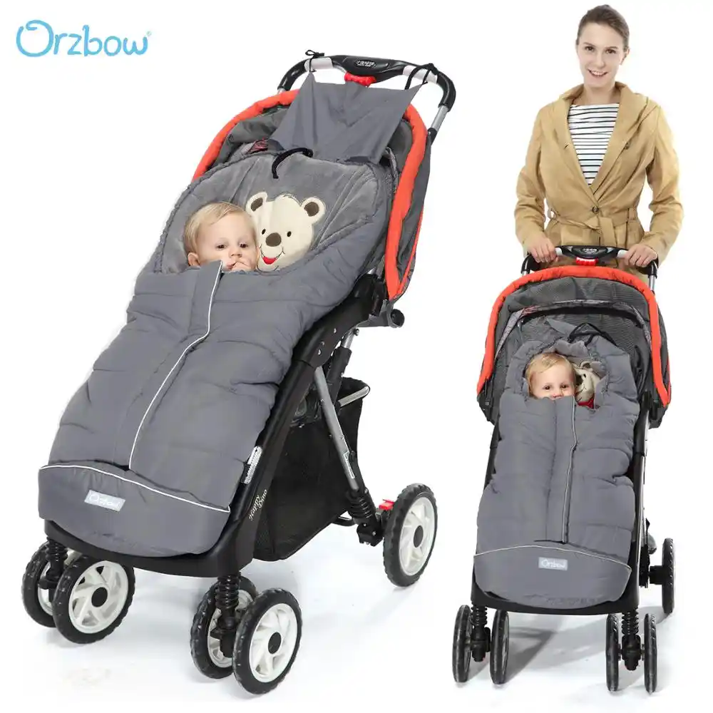 Orzbow Baby Stroller Sleepsacks Footmuff Newborns Envelopes In Travel Winter Warm Children Stroller Sleeping Bags For Kids Windp Aliexpress