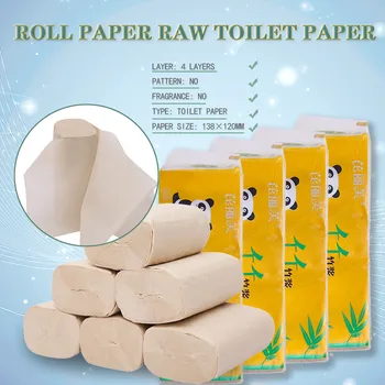 

10Pcs funny toilet paper Bamboo Pulp toilettenpapier Toilet Paper Roll Available Soft Hand Towels Toilet Paper Tissue Napkin