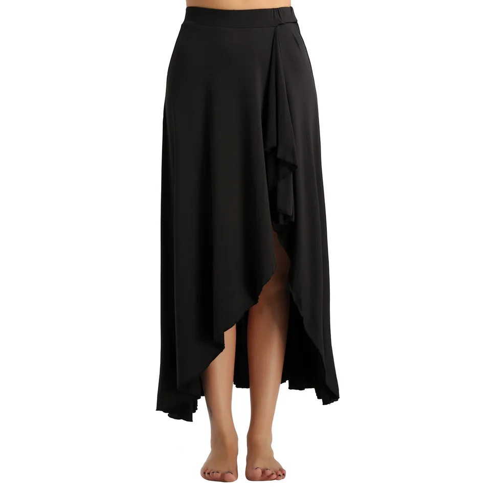 Jupe De Ballet Asymétrique Noire - Enfilable - Danse Adulte Femme (Occasion TBE)