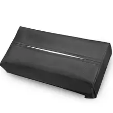 Универсальный автомобильный солнцезащитный козырек из искусственной кожи, коробка для хранения носовых платков