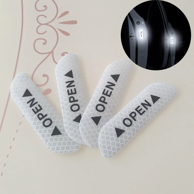 4 шт. светоотражающие наклейки на двери автомобиля Land Rover Range