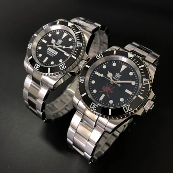 

STEELDIVE 41mm Dive Watch Automatic Mechanical Men's watch NH35 Japan C3 Super Luminous Diver watch men watches Stainless Steel
