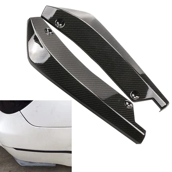 

Brand new Black/ Carbon fiber color Universal Car Rear Bumper Lip Diffuser Splitter Spoiler Scratch Protector