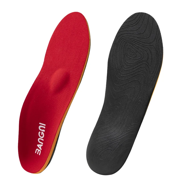 3ANGNI Orthotic Shoe Insoles Arch Support Insole Orthopedic Flat Feet Heel Pain Plantar Fasciitis Men Woman Inner Sole Cushion 127-A
