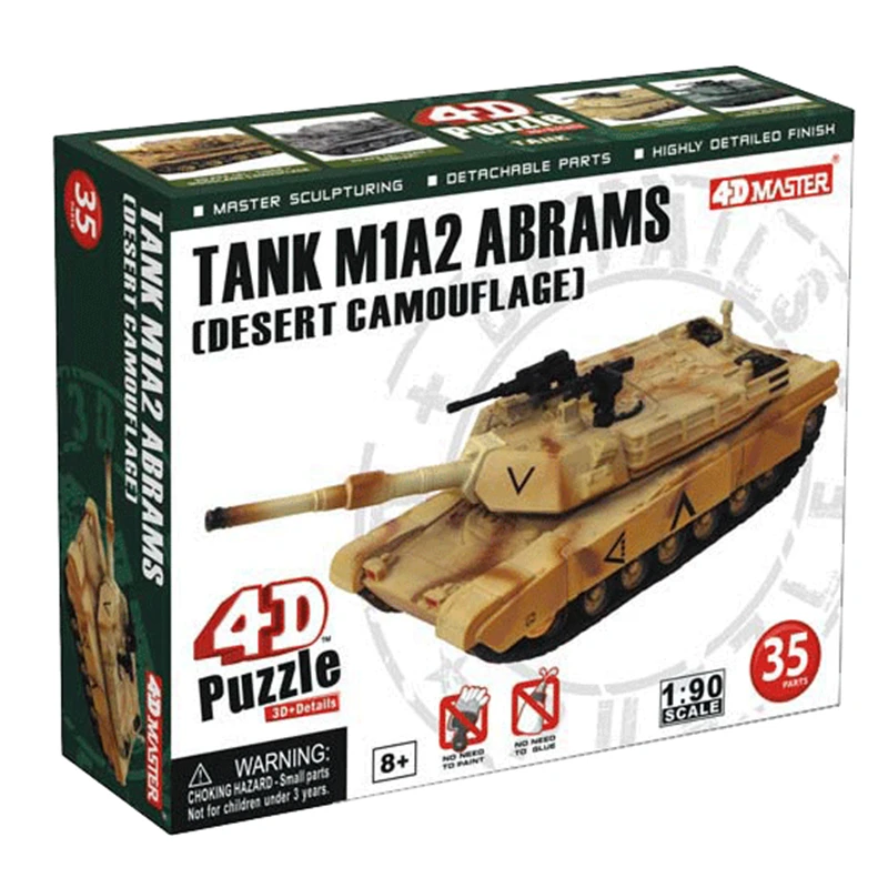 4d мастер головоломка сборка игрушка перспектива кости анатомия модель Land force армейский Танк 4D DIY