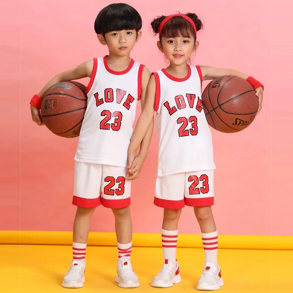 especificación Contestar el teléfono Manga kids basketball jersey sports Clothes custom Children Blank Basketball Sets  jersey Boys and girls Training Basketball clothes _ - AliExpress Mobile