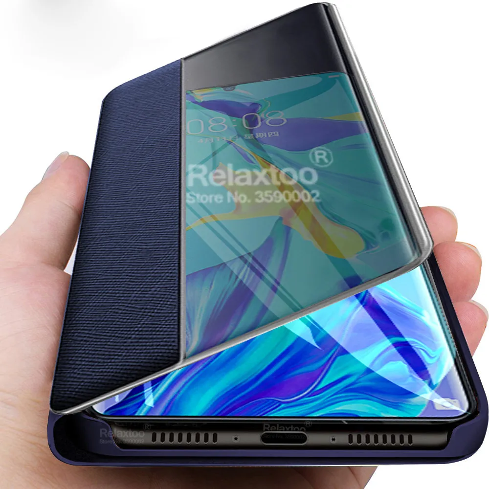 Кожаный флип-чехол для huawei p30 pro p10 p20 mate 20 p smart 2019 y6 y7 2018 on honor 10 lite 9 light 8x View Cover phone fundas
