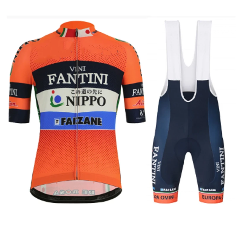 New VINI Summer Cycling Jersey Set Breathable Team Racing Sport Bicycle Jersey Mens Cycling Clothing Short Bike Jersey NW