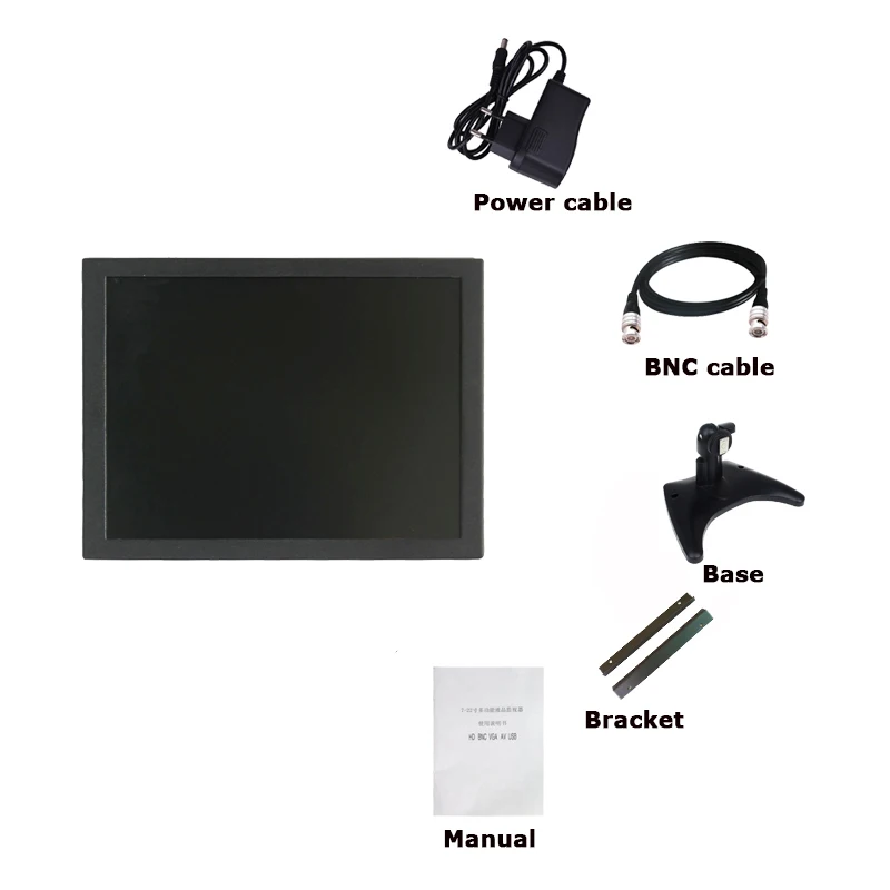    , AV BNC VGA HDMI USB Է, 4:3 DC 12V, 10 ġ
