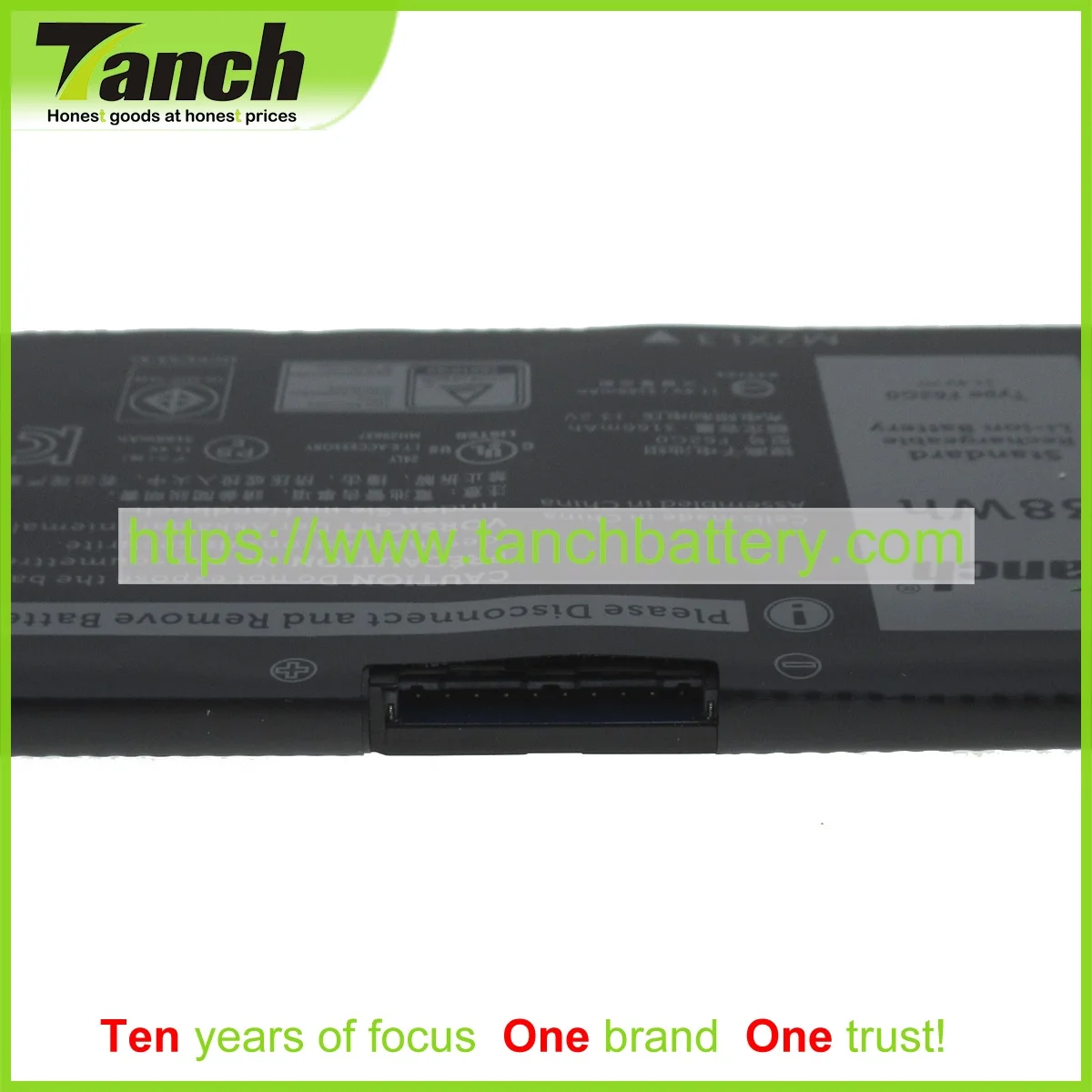 Bateria do Portátil para Dell Tanch 3icp4 - 55 81 Ins 13-7380-d1805p 13mf Pro-d5505ts 11.4v 3 Celular F62g0 P83g001 0rpjc3 P83g002 - Imagem 4