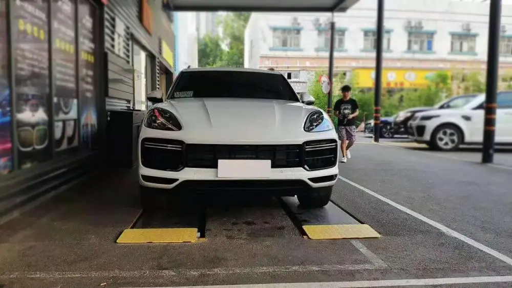 Полный комплект для Porsche Cayenne facelift bumpes передний бампер/боковые юбки/задний диффузор