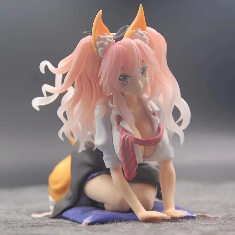 

Anime Fate Stay Night Fate Extar Tamamo No Mae Caster Kneeling Position Ver PVC Action Figure Collectible Model doll toy 14cm