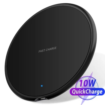 

10W Qi Wireless Charger For Samsung Galaxy S10 S9/S9+ S8 Note 9 USB Fast Charging Pad for iPhone 11 Pro XS Max XR X 8 Plus