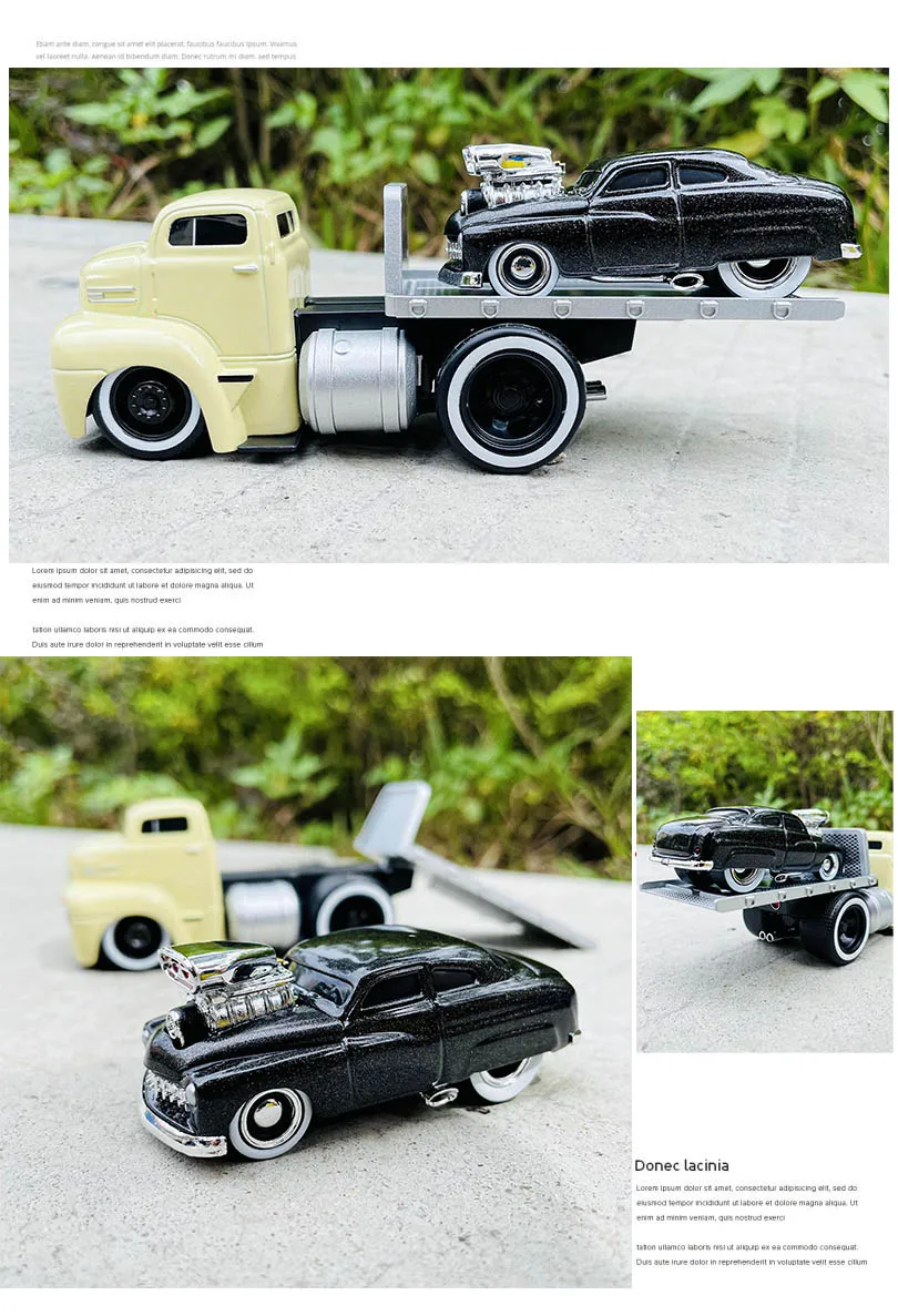 Maisto 1:64 Chevrolet Ford transport truck combination pallet truck static  alloy car model children's toy collection