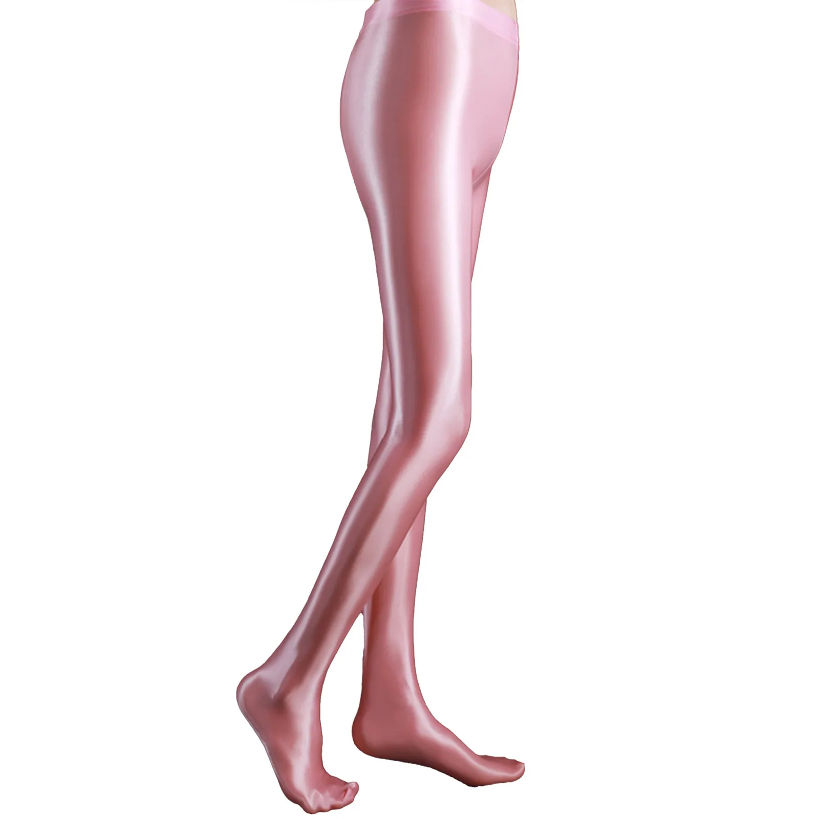 Womens Glossy Pantyhose Stretchy Skinny Pants Ballet Dance Yoga Leggings Training Fitness Workout Sports Trousers Tights