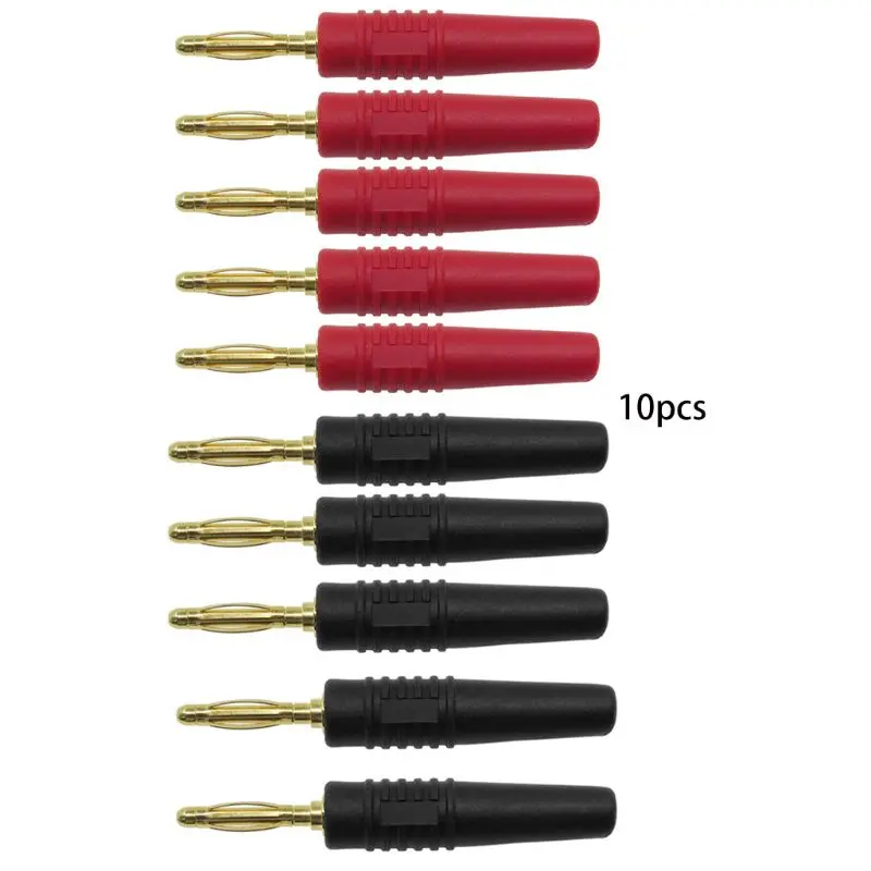 10 шт. 2 мм провода шнур припоя Тип Мужской Разъем типа "банан" разъем музыкальный динамик