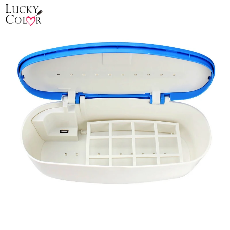 

UV LED Sterilizer Box For Manicure Beauty Nail Art Salon Tools Sterilizer Storage Box Portable Nipper Tweezers Disinfection Box