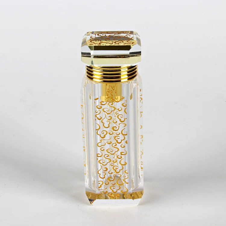 12 мл роскошный вид пустой кристалл OUD Attar масло флакон духов декоративный заправка флакон для эфирных масел