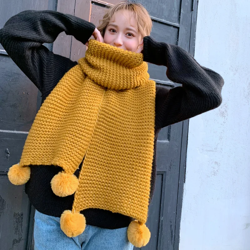 

2020 Women Solid Cashmere Scarf Women Winter Warm Shawls Soft Pashmina Ladies Long Wrap