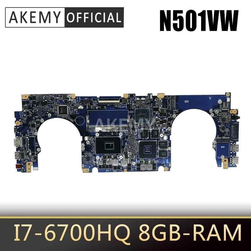 G501V для ASUS N501VW G501VW G58V UX501V UX501VW материнская плата ноутбука N501V Тест OK I7-6700HQ cpu 8GB-RAM |