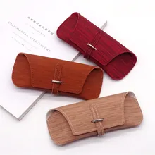 

2021 Fashion New Men Women Portable Glasses Case Pu Leather Fold-able Glasses Box For Eyeglass Oversize Sunglasses Bags Cover