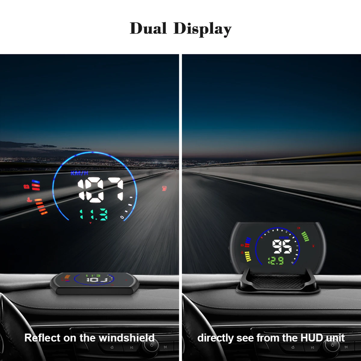S600 Автомобильный дисплей 5,8 дюйма цифровой спидометр автомобиля HUD OBD2 лобовое стекло проектор износ автомобиля напоминание