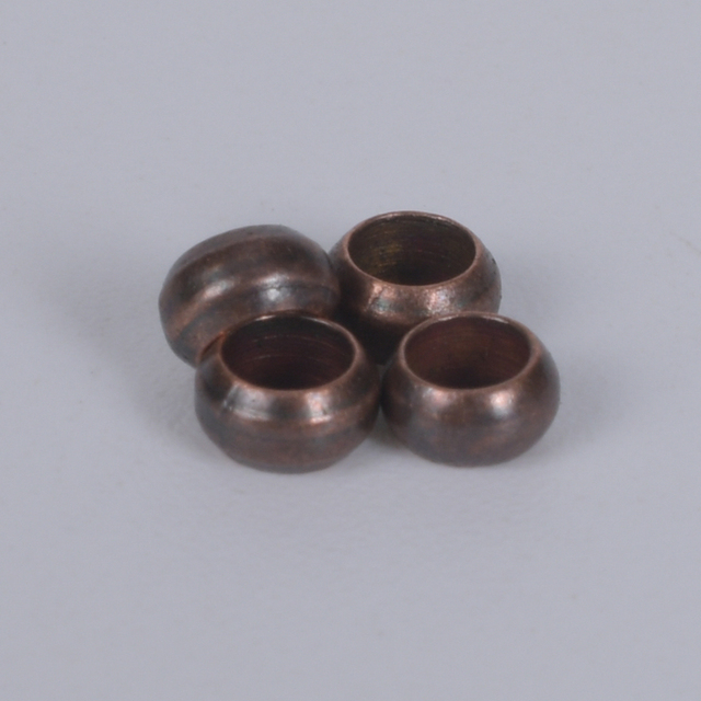 Copper Ball Crimp End Beads Diy Bracelet Necklace Accessories Stopper Spacers Beads For Jewelry Making