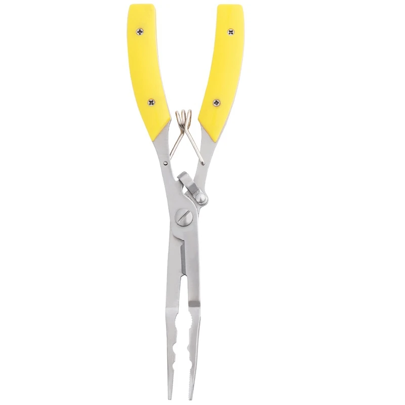 

1Pc Multifunctional Fishing Plier Hook Removers Stainless Steel Carp Fishing Accessories Plastic Handle Cut Line Cutter Scissors