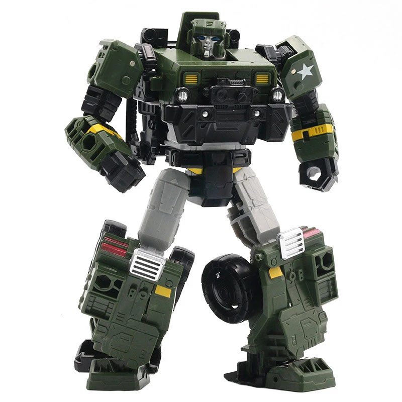 

AOYI H6002-9 Transformation Action Figure G1 Hound Movie Model ABS 18cm Alloy SS38 KO Toy Deformation Car Robot Dolls Gift Figma