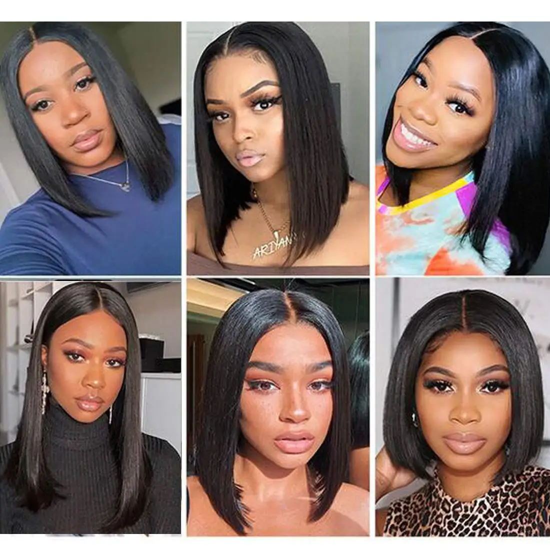 Short Bob Wig Straight Frontal T Part Human Hair Wigs For Women Brazilian 5x1 Pre Plucked Transparent Closure Wig 13x1 Lace Wigs