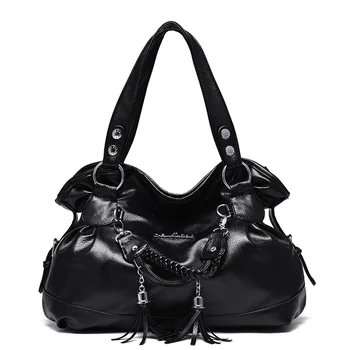 

Tassel Bag Sac A Main Femme Watermelon Red Shoulder Bags Luxury Soft Leather Tote 2020 Spring Summer New Style Women Handbags