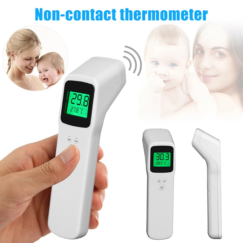 

Infrared Thermometer Non-contact Forehead Temperature Meter Measuring Portable for Adult Baby NSV775