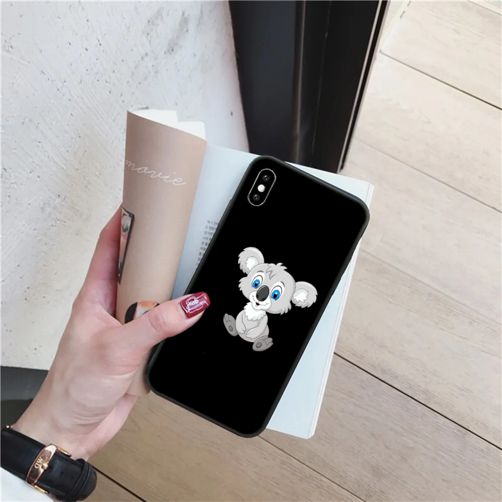Чехол для мобильного телефона iPhone 11 pro XS MAX 8 7 6 6S Plus X 5 5S SE XR крышка OFFeier милый коала