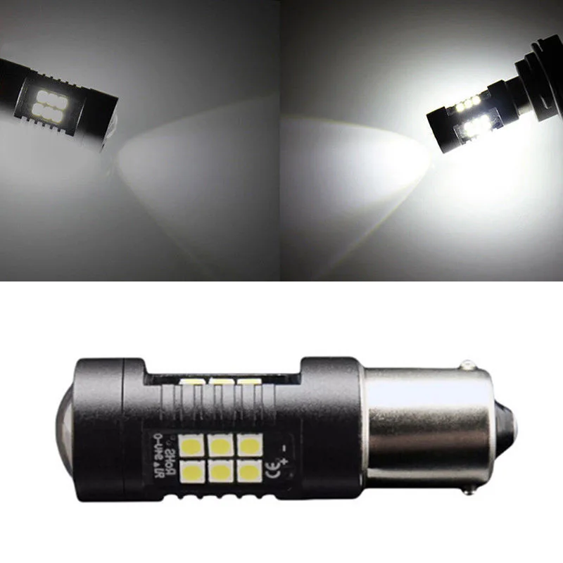 IP65 белый 6000K 1156 BA15S P21W 21-SMD светодиодный автомобильный сигнал поворота лампы