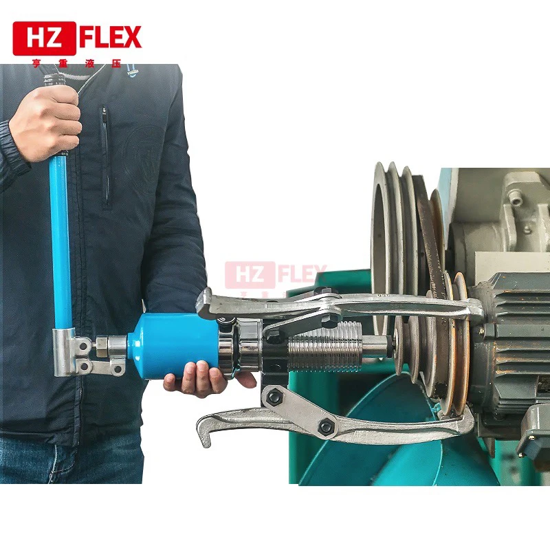 Integral hydraulic puller three-jaw two-jaw pull code 15T  bearing puller removal tool china integral manual hydraulic bearing puller hand small bearing puller for gear bearing puller 3 claw hand pump hydraulic tool