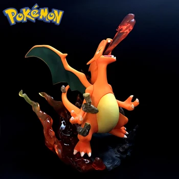 

TAKARA TOMY Figure Action Children Gifts Pokemon Pocket Monsters SUN&MOON Charizard Spitfire Figure Scenes Toys Christmas gift