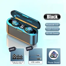 TWS 5 0 Wireless Headphones Bluetooth Earphone with Microphone Sports Waterproof Touch Control Wireless Earphones Headsets