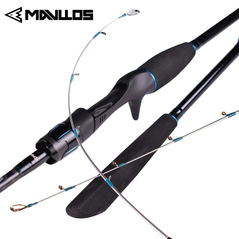 Mavllos Ac Octopus Canna Da Pesca, Fast Carbon Tip Calamari Seppie Casting Rod 1.8M 2.02M Barca Saltwater Hanchi Fishing Jigging Rod