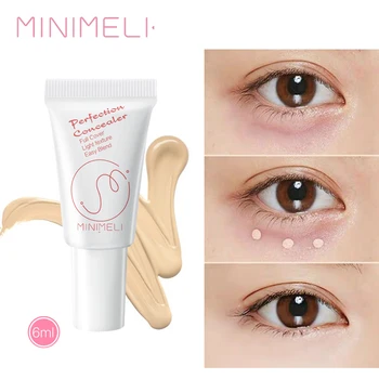 

MINIMELI Liquid Concealer Cream Full Coverage Waterproof Long Lasting Face Contouring Makeup