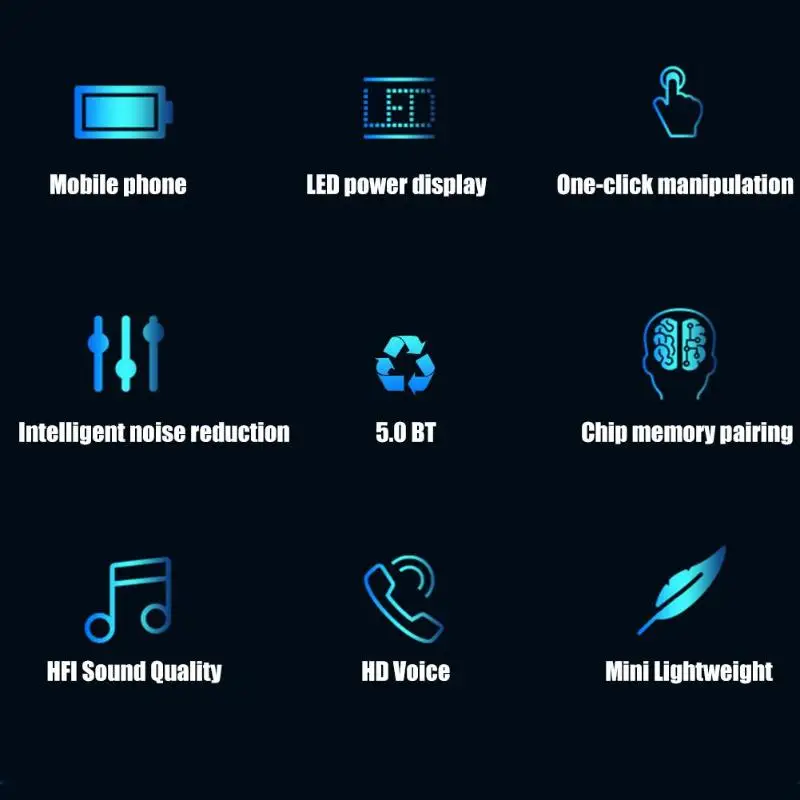 ALLOYSEED, F9-5, Мини, TWS, Bluetooth, наушники, стерео, Bluetooth, 5,0 дюйма, наушники, Спортивная гарнитура, настоящие Беспроводные наушники с микрофоном
