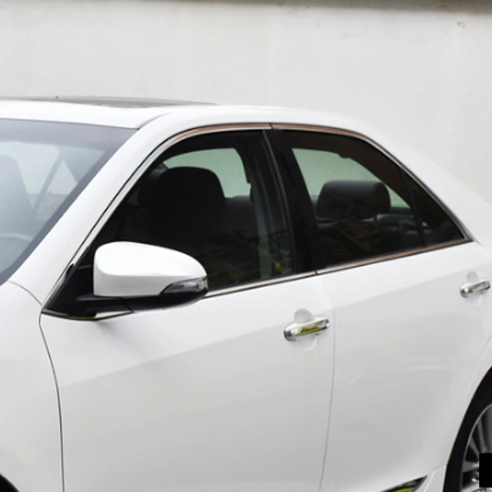 Для TOYOTA CAMRY 7-го поколения 2011- окна автомобиля Защита от солнца дождь козырьки щиток Shelter Защитная крышка отделка рамка наклейка