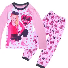Jojo Siwa/Детская Пижама для девочек; детская одежда для сна с единорогом; Пижама с моаной; Пижама с единорогом; Пижама с животными; одежда для малышей