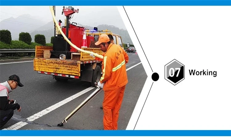 Pouring Hand Push Pavement Crack Sealing Machine Cement Seam Treating