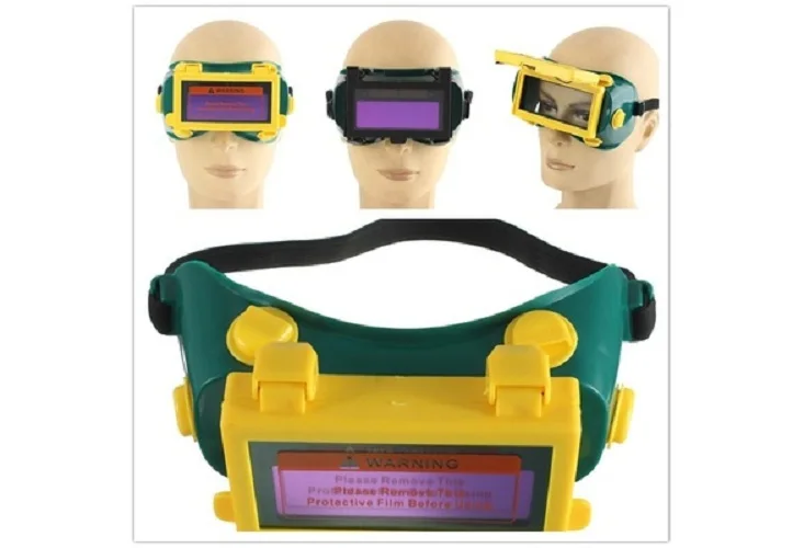 Welding Mask Sparkproof Auto Darkening Goggles LCD Protective Glasses Helmet Solar Powered Grinding Darkening Welding Welder