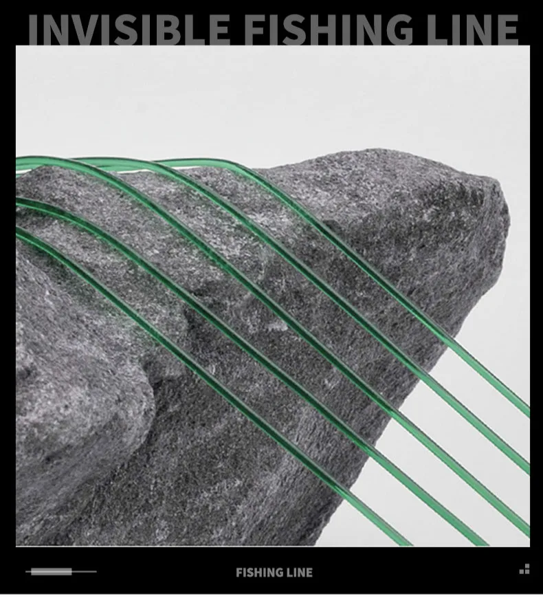 50m 2.0 #-20 # Nylon Rock Angelschnur Fluor kohlen wasserstoff schnur super starke Zug schnur Sink schnur für Herings fische 0,23-0,80mm Durchmesser – Detail 7