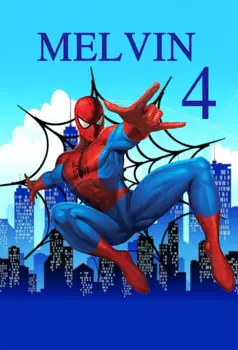 

5x7FT Happy Birthday Blue Party Superhero Super Hero Spiderman DIY Custom Photo Backdrop Studio Backgrounds Vinyl 150cm X 220cm
