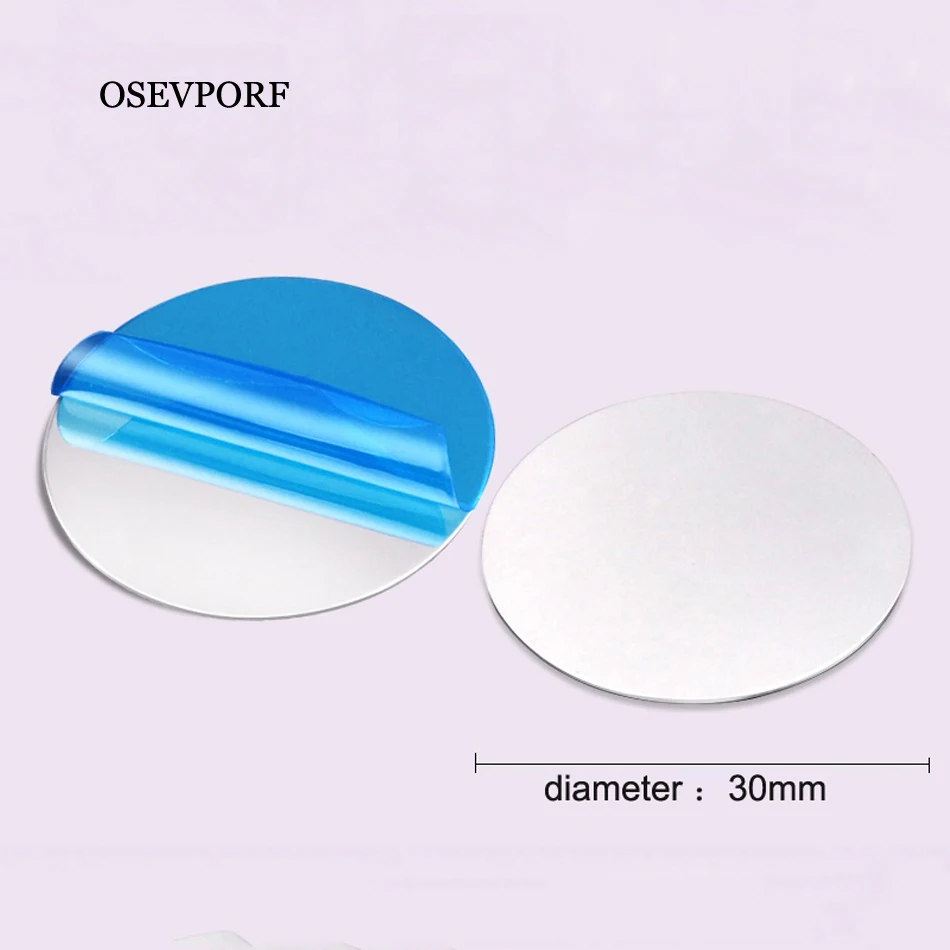 

5PCS/LOT Metal Plate Disk Iron Sheet for Magnet Mobile Phone Holder For Magnetic Car Phone Stand Holders For iPhone 11 X Samsung