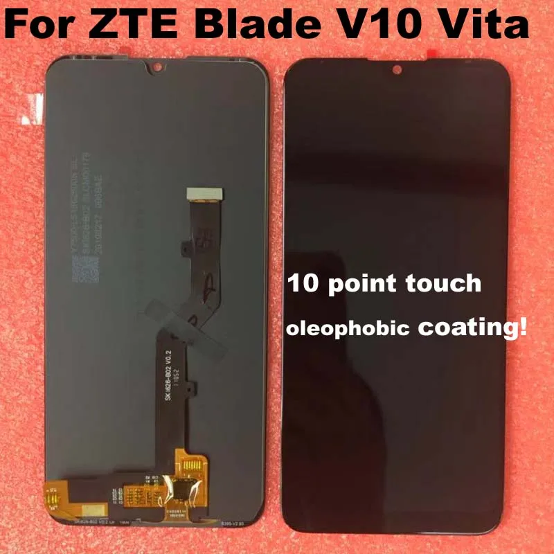 Оригинальный ЖК дисплей 6 26 дюйма 100% протестированный AAA для ZTE Blade V10 Vita кодирующий