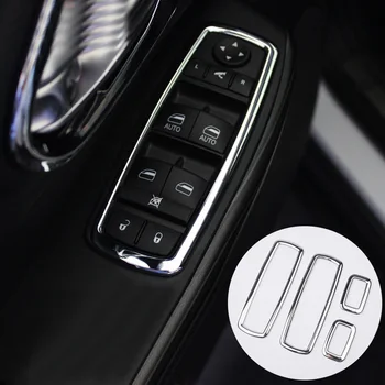 

For Dodge Dart PF 2013 14 15 2016 2017 Accessories ABS Chrome Interior Window Switch Panel Cover Bezel Trim Frame Car Styling